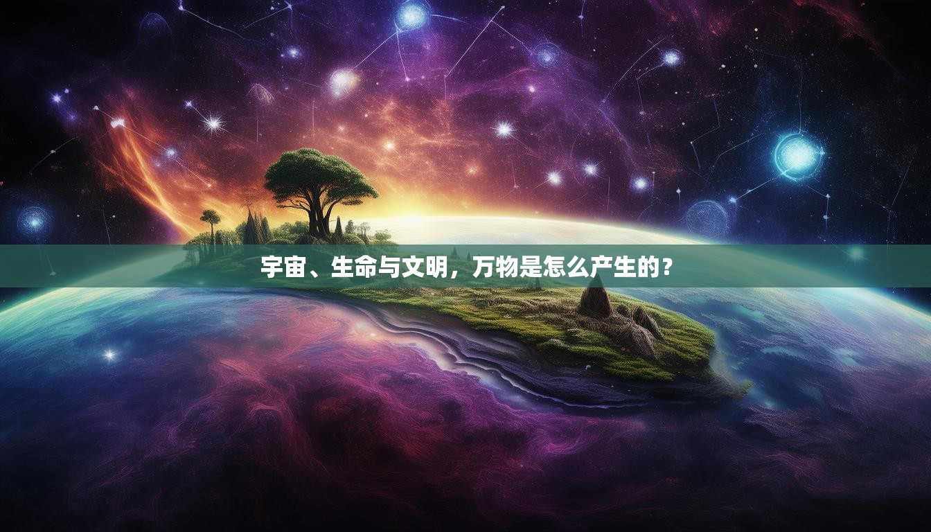 宇宙、生命與文明，萬物是怎么產生的？