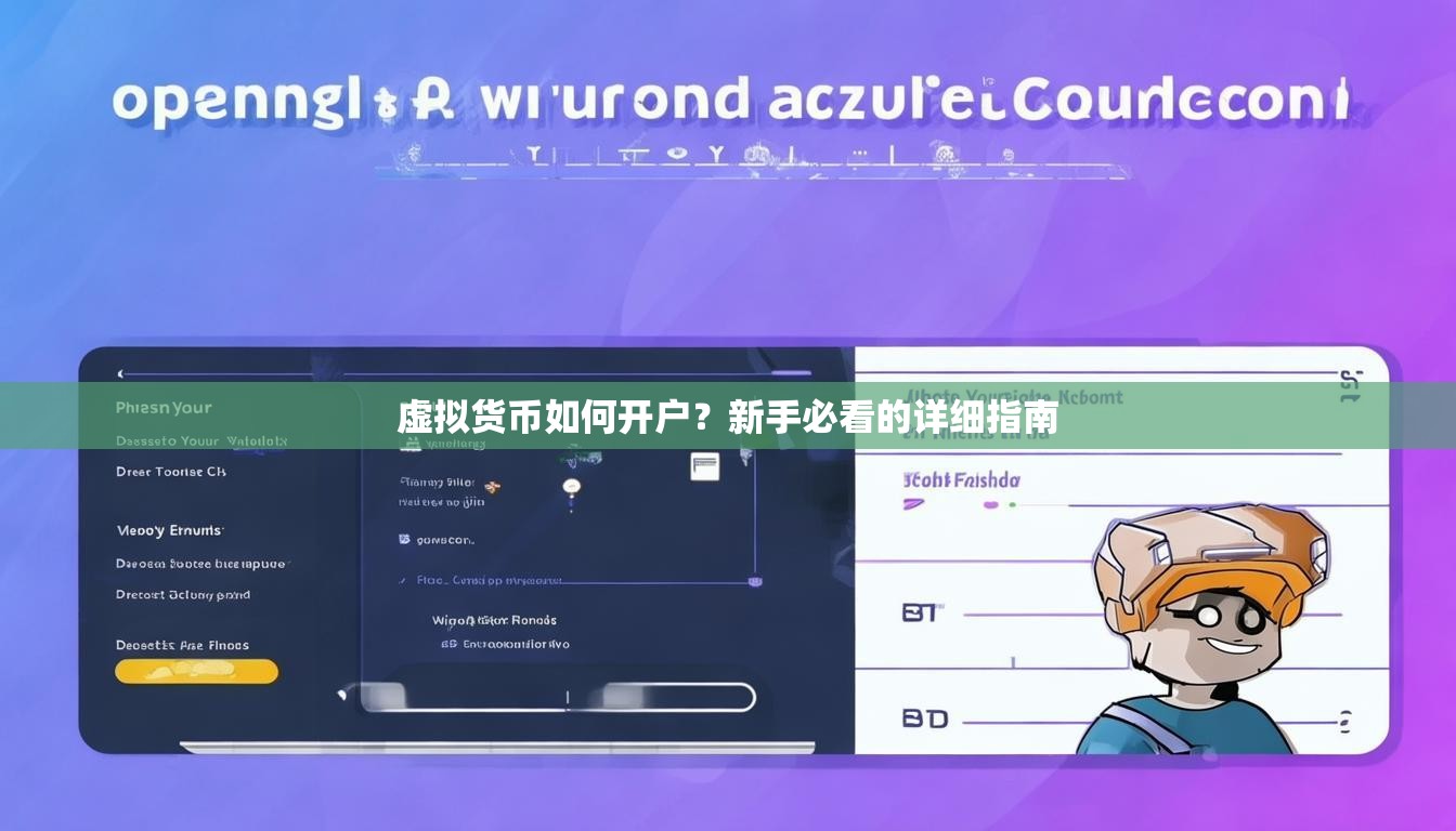 虛擬貨幣如何開戶？新手必看的詳細(xì)指南