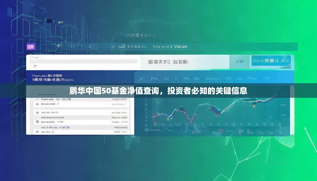 鵬華中國50基金凈值查詢，投資者必知的關鍵信息