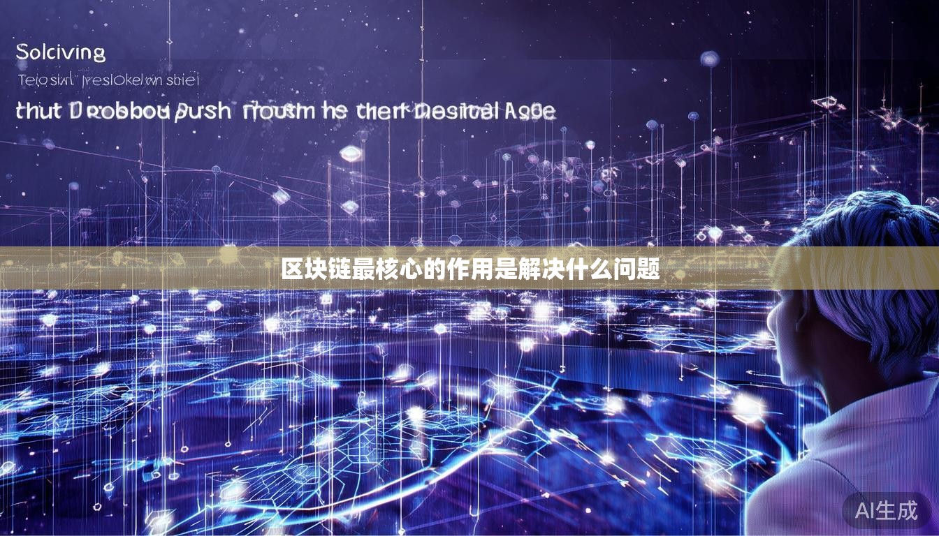 區(qū)塊鏈最核心的作用是解決什么問題